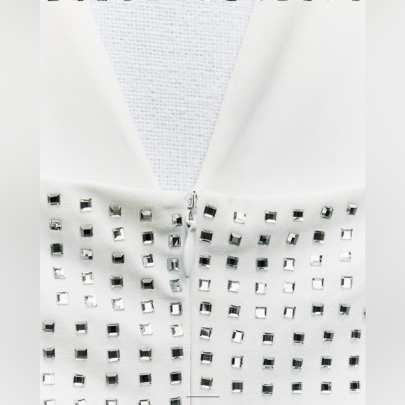 NWT - Zara MIRRORS HALTER DRESS - XS - Picture 5 of 6